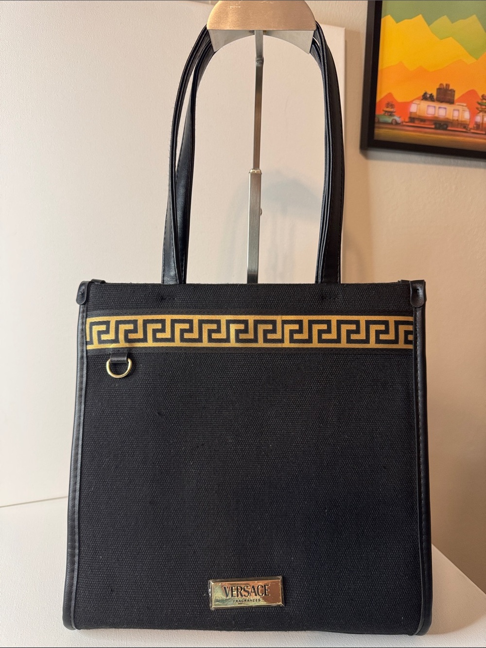 Versace Fragrances Canvas Tote Bag 2 - Picture 1 of 3